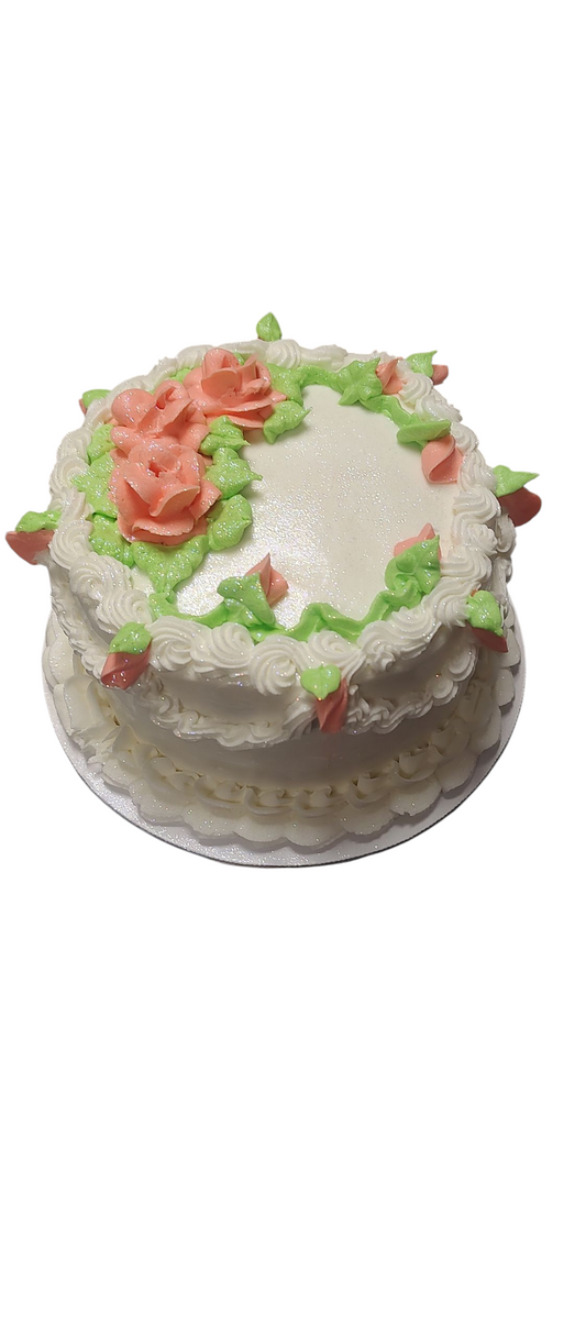 Decorated Cake 6" Rd or Heart